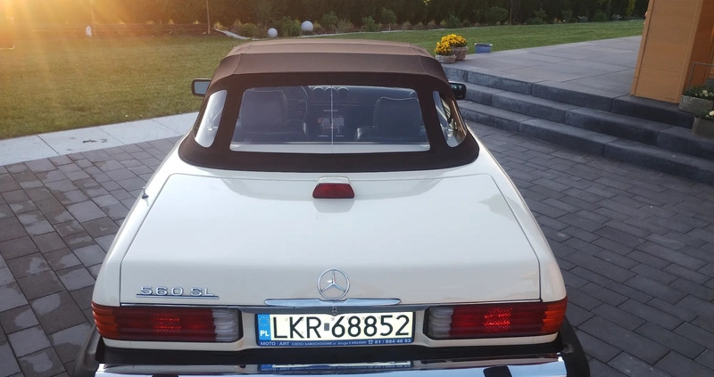 Mercedes-Benz SL cena 72000 przebieg: 145000, rok produkcji 1986 z Lublin małe 37